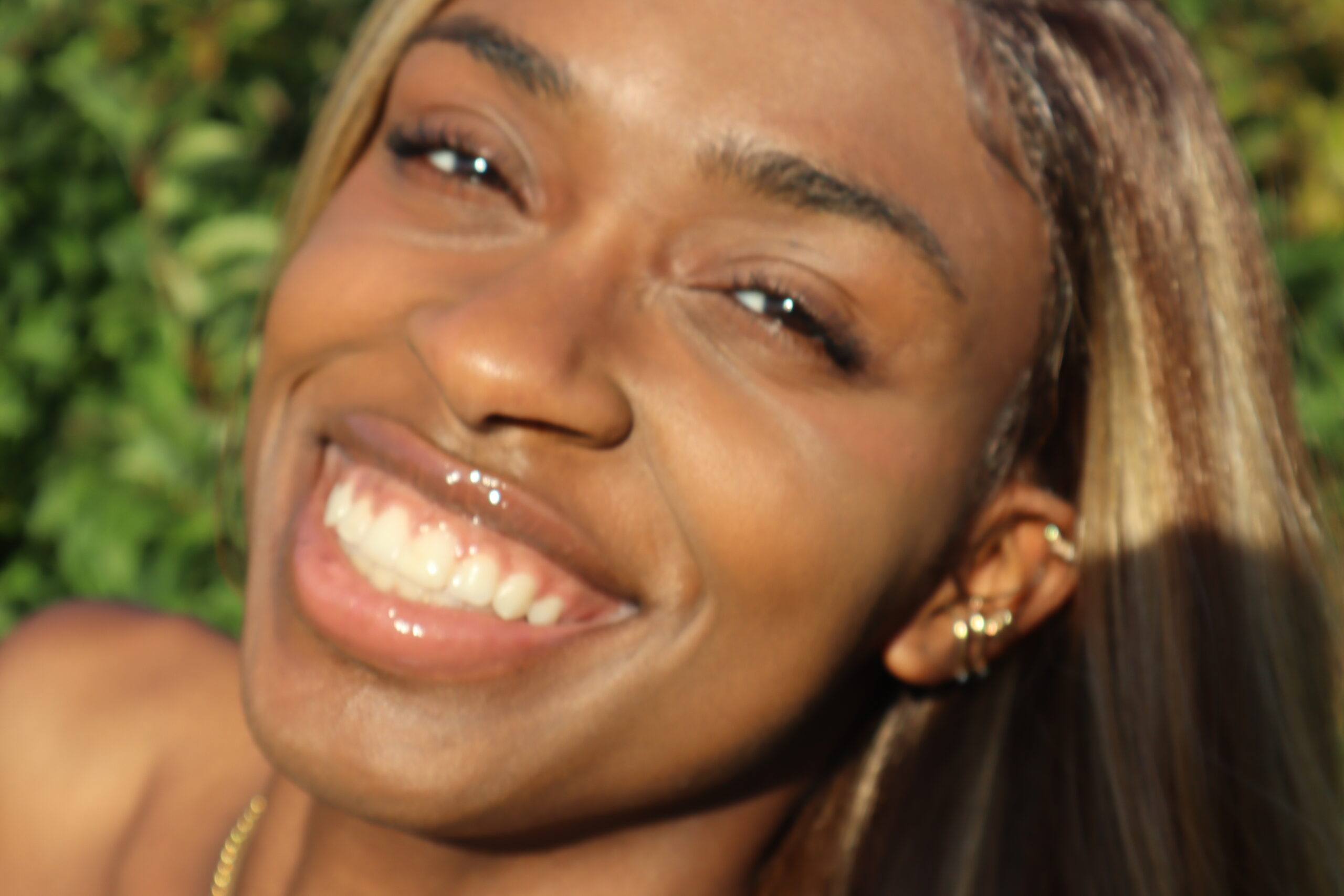 close up smile of Adesewa Adenine